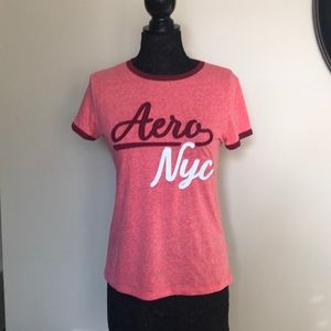 Aéropostale coral vintage t-shirt